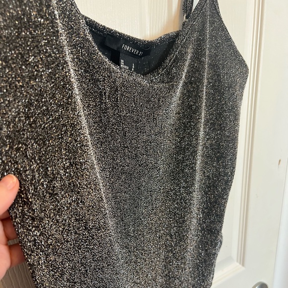 NWT Forever 21 Shimmer Bodysuit - Picture 2 of 5